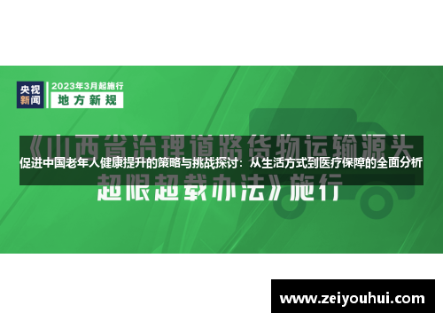 促进中国老年人健康提升的策略与挑战探讨：从生活方式到医疗保障的全面分析